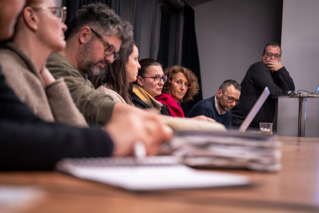 Membres Event Circle lors d'une réunion de travail
